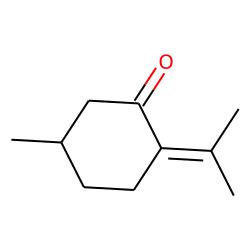 Cyclohexanone, 5-methyl-2-(1-methylethylidene)-