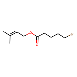 5-Bromovaleric acid, 3-methylbut-2-enyl ester