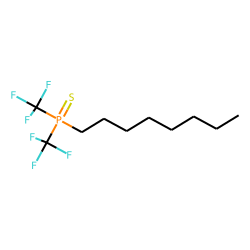 Octylbis(trifluoromethyl)phosphine sulfide
