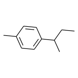 Benzene, 1-methyl-4-(1-methylpropyl)-