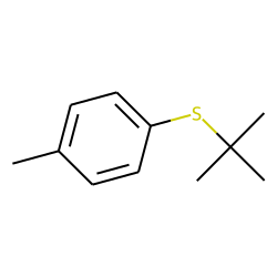 Benzene, 1-[(1,1-dimethylethyl)thio]-4-methyl-