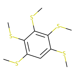 Pentakis(methylthio)benzene