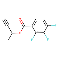 2,3,4-Trifluorobenzoic acid, but-3-yn-2-yl ester