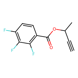 2,3,4-trifluorobenzoic acid, but-3-yn-2-yl ester