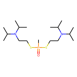 Methyldithiophosphonic acid, S,S-bis(2-diisopropylaminoethyl) ester