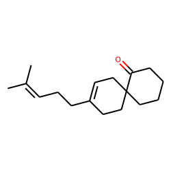 9-(4-Methylpentene-3-yl) spiro[5.5]undecene-8-one-1