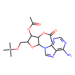 2',3'-Di-O-acetyladenosine, trimethylsilyl ether
