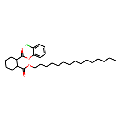 1,2-Cyclohexanedicarboxylic acid, 2-chlorophenyl pentadecyl ester