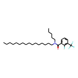 Benzamide, 2-fluoro-3-trifluoromethyl-N-pentyl-N-hexadecyl-