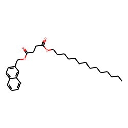 Succinic acid, 2-naphthylmethyl tetradecyl ester