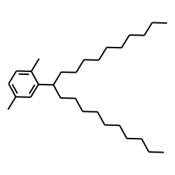 Benzene, 2-(1-decylundecyl)-1,4-dimethyl-