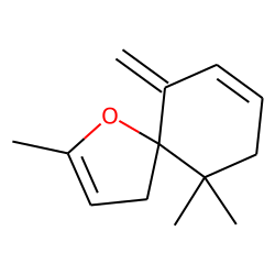 2,10,10-Trimethyl6-methylene-1-oxaspiro[4.5]deca-2,7-diene