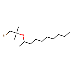 2-Decanol, bromomethyldimethylsilyl ether