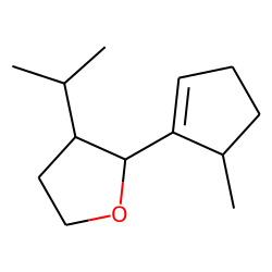 Tetrahydrofuran, 3-isopropyl-2-(3-methylcyclopent-2-enyl)