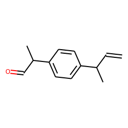 Benzene, 1-(1-formylethyl)-4-(1-buten-3-yl)-