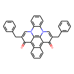 2,11-Dibenzylbenzo[b]dipyrido[3,2,1-de:1,2,3-mn]-phenazine-1,12-dione