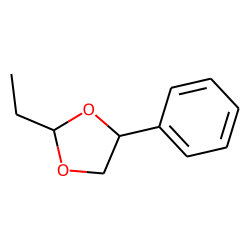 1,3-Dioxolane, 2-ethyl-4-phenyl, # 1