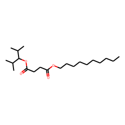 Succinic acid, decyl 2,4-dimethylpent-3-yl ester