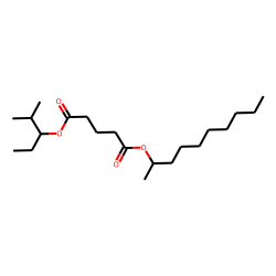 Glutaric acid, dec-2-yl 2-methylpent-3-yl ester