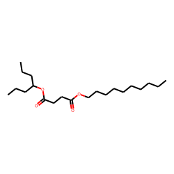 Succinic acid, decyl 4-heptyl ester