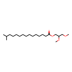 Glycerol, 2,3-dimethyl, 1-(14-methylpentadecanoate)