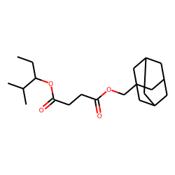 Succinic acid, (adamant-1-yl)methyl 2-methylpent-3-yl ester