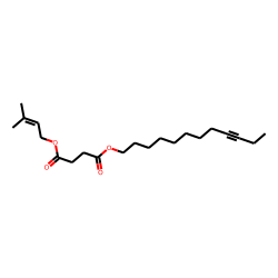 Succinic acid, 3-methylbut-2-en-1-yl dodec-9-yn-1-yl ester