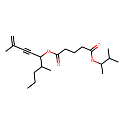 Glutaric acid, 3-methylbut-2-yl 2,6-dimethylnon-1-en-3-yn-5-yl ester