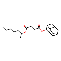 Succinic acid, hept-2-yl adamant-2-yl ester