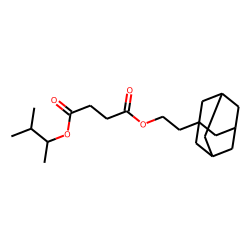 Succinic acid, 2-(adamant-1-yl)ethyl 3-methylbut-2-yl ester