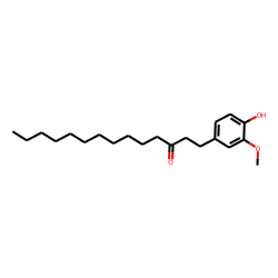1-(4-Hydroxy-3-methoxyphenyl)tetradecan-3-one