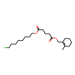 Glutaric acid, (2-methylcyclohex-1-enyl)methyl 8-chlorooctyl ester