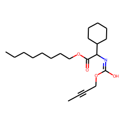 Glycine, 2-cyclohexyl-N-(but-2-yn-1-yl)oxycarbonyl-, octyl ester