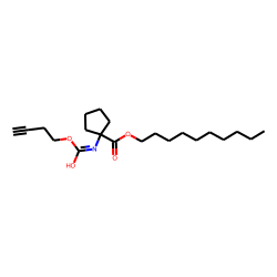 1-Aminocyclopentanecarboxylic acid, N-(but-3-yn-1-yloxycarbonyl)-, decyl ester