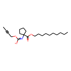 1-Aminocyclopentanecarboxylic acid, N-(but-2-yn-1-yloxycarbonyl)-, decyl ester