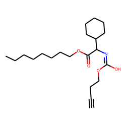 Glycine, 2-cyclohexyl-N-(but-3-yn-1-yl)oxycarbonyl-, octyl ester