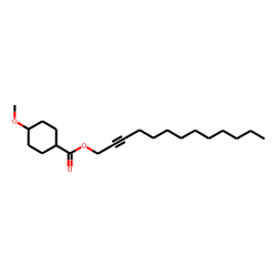Cyclohexanecarboxylic acid, 4-methoxy-, tridec-2-yn-1-yl ester