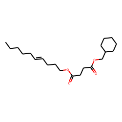 Succinic acid, cyclohexylmethyl dec-4-en-1-yl ester