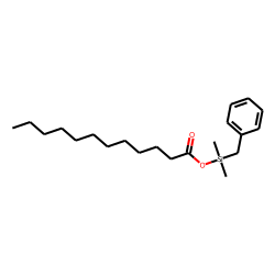 Dodecanoic acid, benzyldimethylsilyl ester