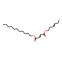 Fumaric acid, trans-hex-3-enyl undecyl ester