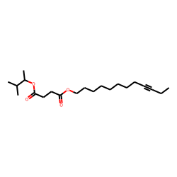 Succinic acid, 3-methylbut-2-yl dodec-9-yn-1-yl ester