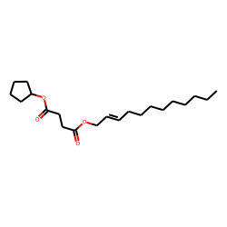 Succinic acid, dodec-2-en-1-yl cyclopentyl ester