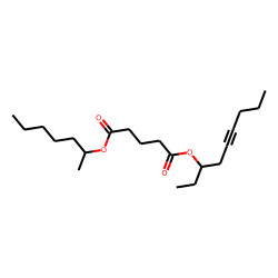 Glutaric acid, hept-2-yl non-5-yn-3-yl ester