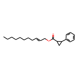 Cyclopropanecarboxylic acid, trans-2-phenyl-, undec-2-en-1-yl ester