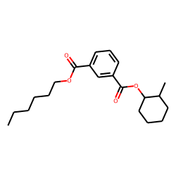 Isophthalic acid, hexyl 2-methylcyclohexyl ester