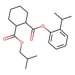 1,2-Cyclohexanedicarboxylic acid, isobutyl 2-isopropylphenyl ester