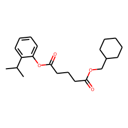 Glutaric acid, cyclohexylmethyl 2-isopropylphenyl ester