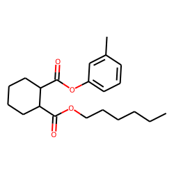 1,2-Cyclohexanedicarboxylic acid, hexyl 3-methylphenyl ester