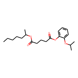 Glutaric acid, hept-2-yl 2-isopropoxyphenyl ester
