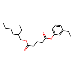 Glutaric acid, 2-ethylhexyl 3-ethylphenyl ester